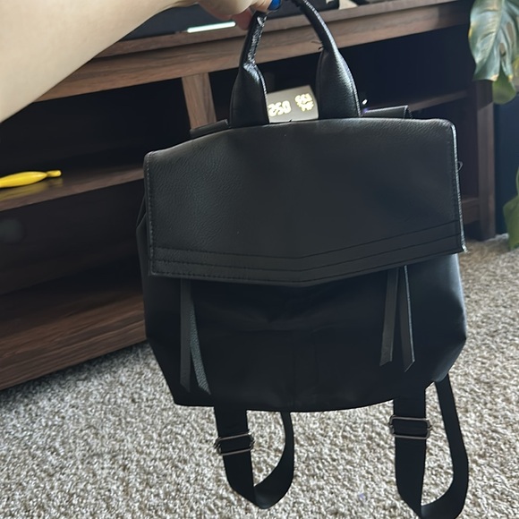 Black Mini Backpack - Picture 2 of 4